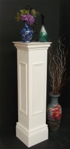 Wooden Pedestal with panel moulding