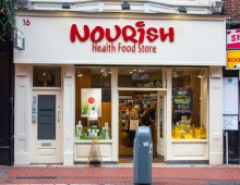 Shop Front : NOURISH HEALTH FOOD STORE – WICKLOW STREET, DUBLIN 2  – Laurel Bank Joinery
