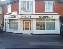 Shop Front Before and After, Cullens Pharmacy, Navan Road, Dublin 7