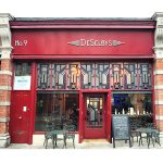 Image of a Cafe Shop Front in Ireland - DeSelbys Cafe Camden Street Dublin