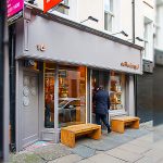 Image of a Irish Shop Front - Coffee Angel Dublin -Anne Street